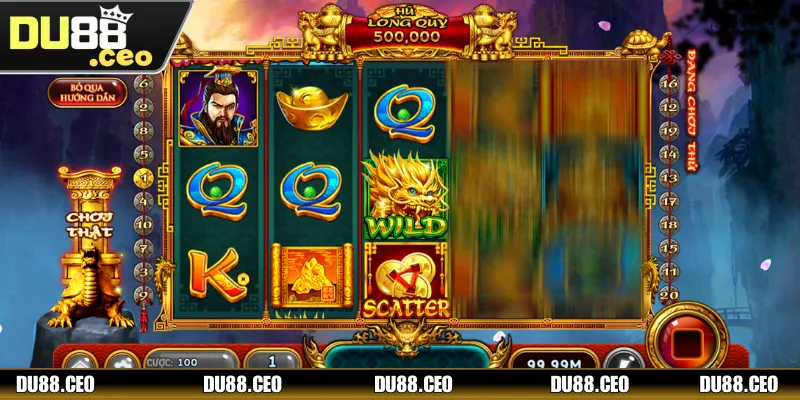 Nổ Hũ Đổi Thưởng - Săn Jackpot Cực Khủng Ngay Tại DU88 Bấm nút Spin để guồng quay bắt đầu xoay tự động